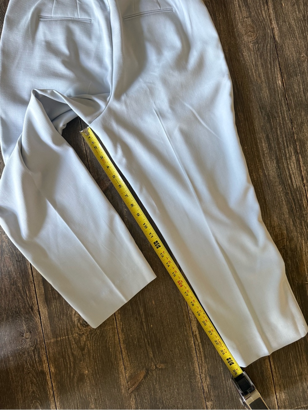 Ann Taylor White Pleated Trouser Petite 10 NWT High Waist Tailored - Picture 8 of 11